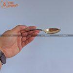 Golden Brass Spoon Set 6.9 inches ( Set of 2 ) | Cutlery | Fine Dining | Royal Dining | Axia Krafts