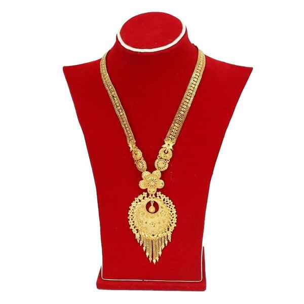Golden Coloured Rani Haar Designed For Women