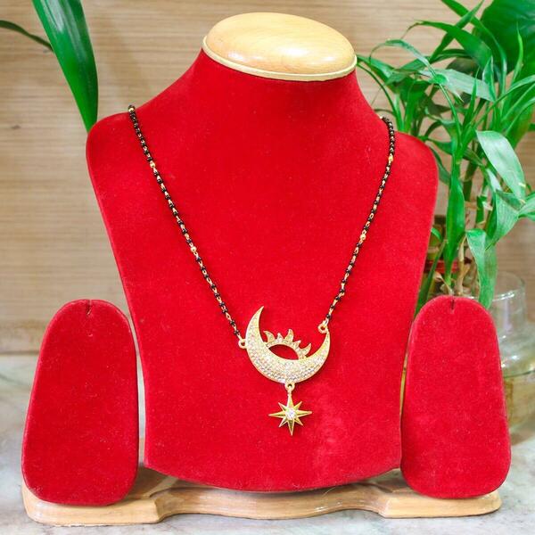 Golden Crown Design Necklace