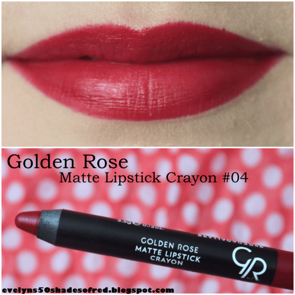 Golden Rose Crayon Matte Lipstick 04