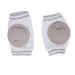 Grey And White Colour Knee Cap For New Born