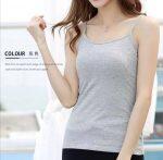 Solid Cotton Mix Camisole For Women