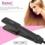 Hair Straightener Professional Kemei-329 Styling Fast Warm-Up Tourmaline Ceramic Heating Plate Thermal Performance  Tools
