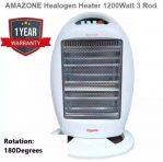 Halogen Heater, 3 Rod Room Heater, Quartz Heater, Amazone Heater, Rotatable Heater, Oscillation Heater -1200 Watt