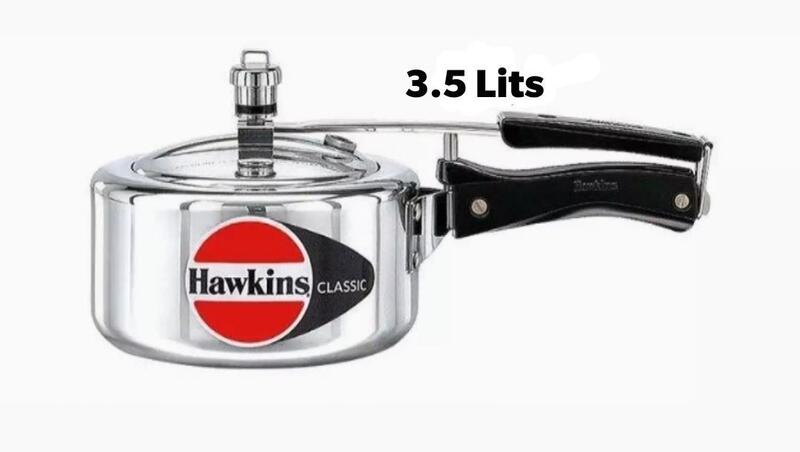 Hawkins Aluminium 3.5 Lits Pressure Cooker