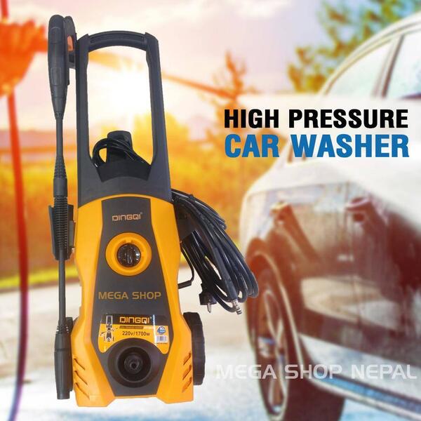 High-Pressure Car Washer -1700 Watt - with Foam Dispenser
