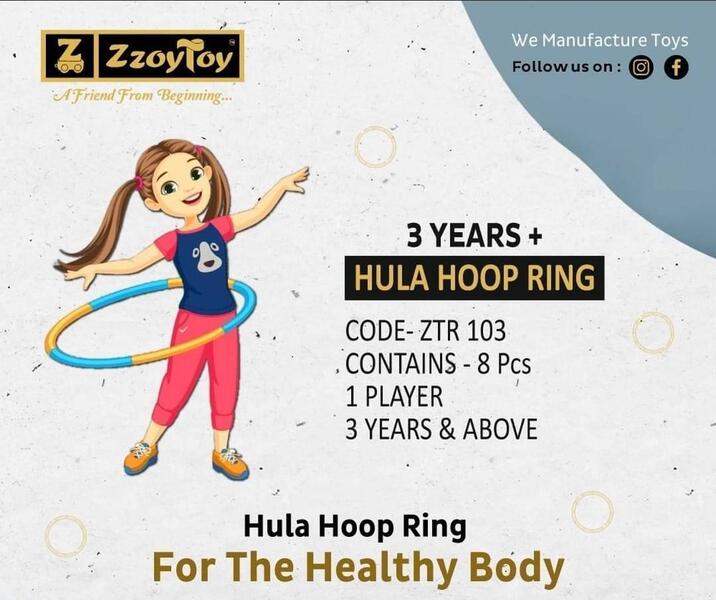Hula Hoop-Hoopa Hula Exercise Ring for Fitness and Playing for Kids (Multi Color)