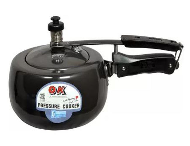 Induction Compatible Black 3.5 Ltr OK Pressure Cooker