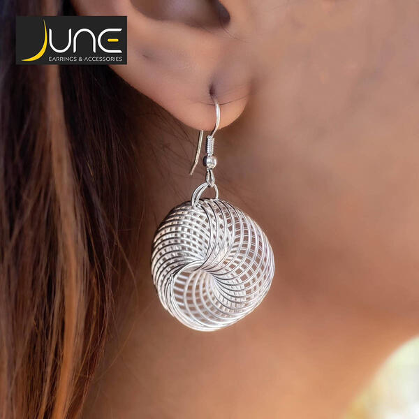 June Circuler Vortex Styled Drop Earring For Women