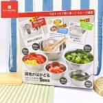 Kaimono Japan Silver Steel Bowl Set 5Pcs
