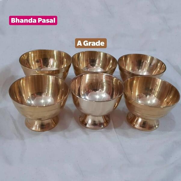 Kans/ Bronze Bowls Set Of 6