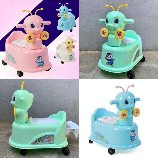 KidsSansar - Baby Musical Handle Cartoon Potty With Moveable System