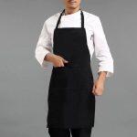 Kitchen Apron With Front Pocket (Color May Vary)