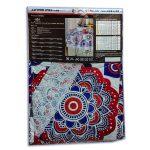 Kitchen Table Cover - Floral Design- Oval Shape 4 Sitter Table Cover
