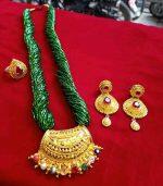 Latest Design Mangalsutra set (with earrings and Ring)