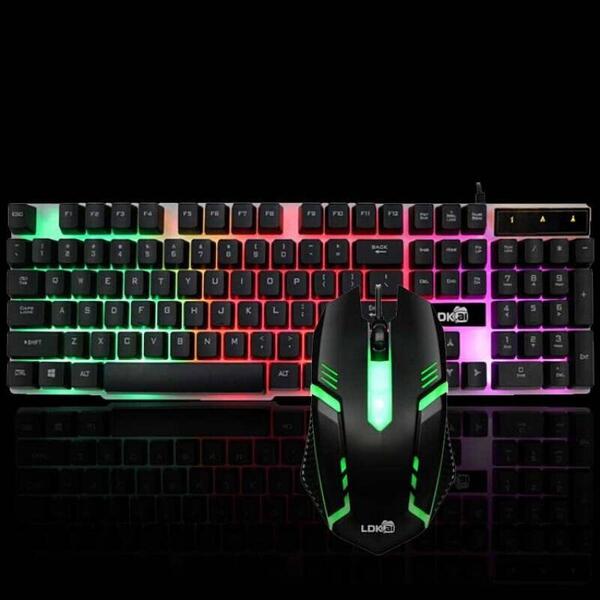 LDK.ai 832 Mechanical Technology Professional Razer Polychromatic RGB Backlit Gaming Waterproof Mechanical Keyboard