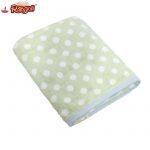 Lemon Green Printed Large Cotton Bath Towel