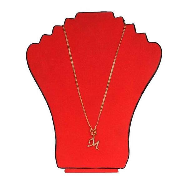 M Letter Necklace For Women