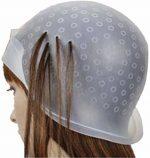 Magic cap Hair Color Highlighting Caps with Silicone Needles Hair Dye Caps