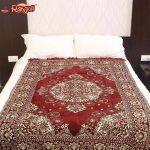 Flower Print Bed/Floor Carpet (54 x 83 inches)