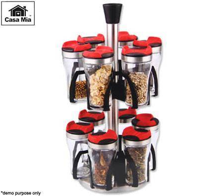 Masala Jar 12pcs storage rack