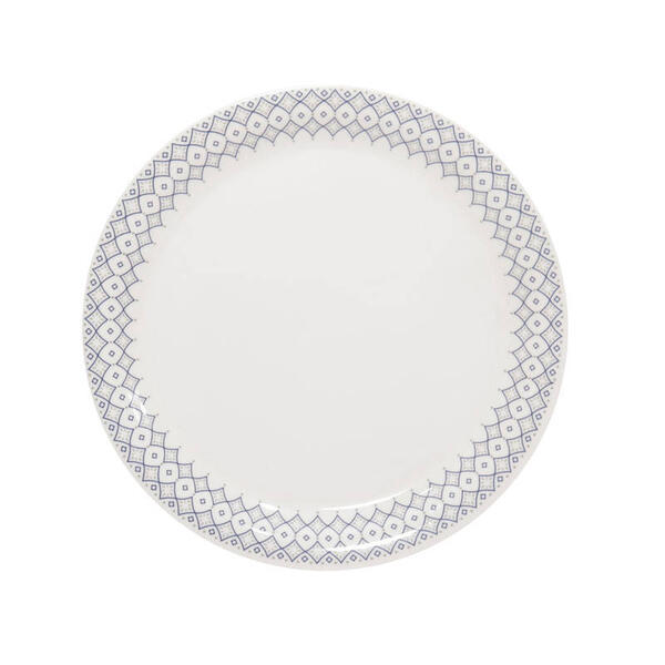 Melamine Designed Round Plate - 8 Inches