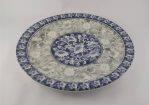 Melamine Dinner Plate (Heavy Duty )-Floral Blue Patterned - Set Of 6 Pcs