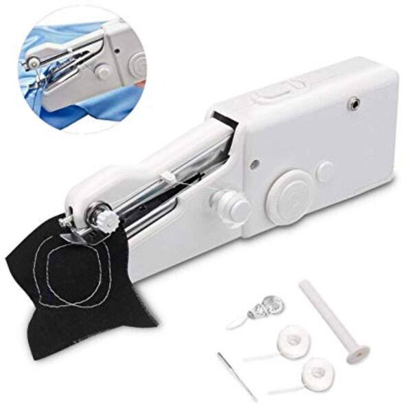 Mini Portable Battery Powered Handheld Sewing Machine For Travel Home Use