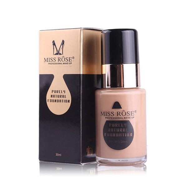 Miss Rose 30ml Purely Natural Liquid Foundation Base Makeup- Beige 7