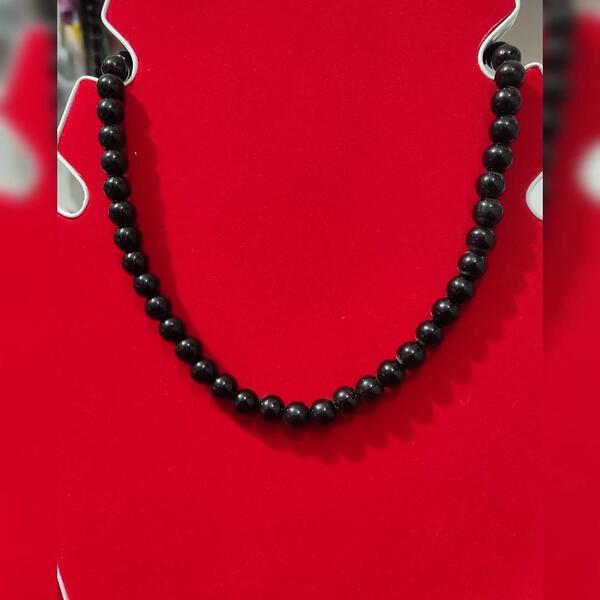 Moti Mala / Pearl Beads For Women (Black)