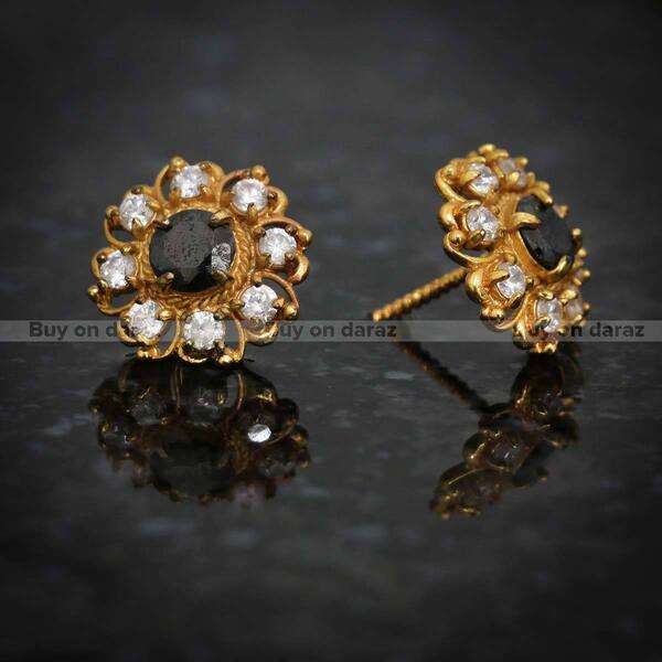 Multicolor Flower Design Stud Earrings For Women
