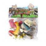 Multicolor Plastic Farm Animals Toys