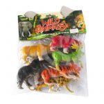 Multicolor Plastic Wild Animals Toys