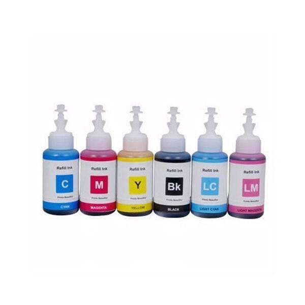 Multicolored Refill Ink Ink Bottle For Epson Inkjet Printers 6 Pcs