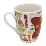 Multicolour Happy Birthday Printed Cup