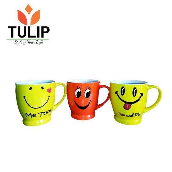 Multicolour Smiley Cup