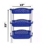Multipurpose Plastic 3 Layer Rack