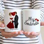 My Soulmate Printed Couple Mug