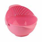 National Rice Pulses Fruits Vegetable Noodles Pasta Washing Bowl & Strainer Multicolor
