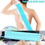Natural loofah Bath Shower Body Exfoliating Scrubber Back Strap Bath Belt Sponge