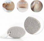 Natural White Bath Oval Shape Pumice Stone Foot Scrubber