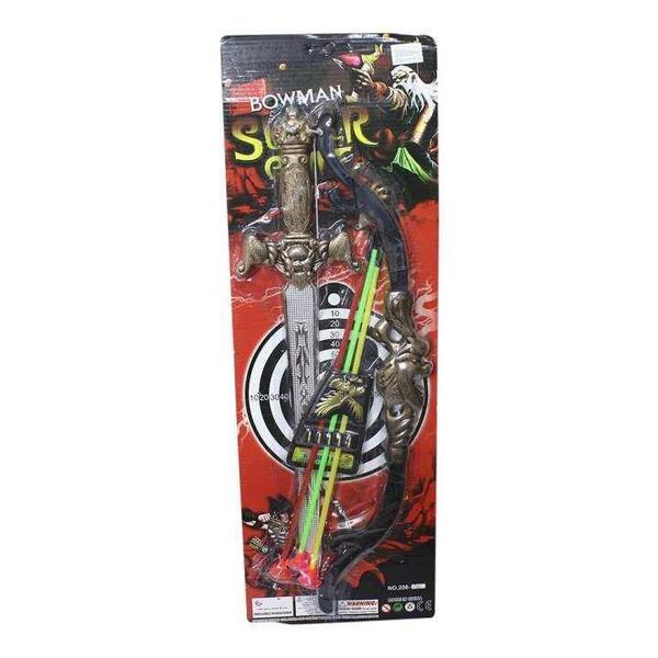 Ninja Warrior Bow &Arrow Set With Sword For Kids-208-48