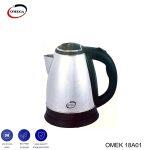OMEGA 1.8 Litres Electric Kettle With Stainless Steel Finish Body