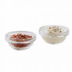Pack of 2 Borosil Glass Bowl Mini Size - 36 ml  Bowls for Sauce, Dips, Spices  Small Glass Bowl