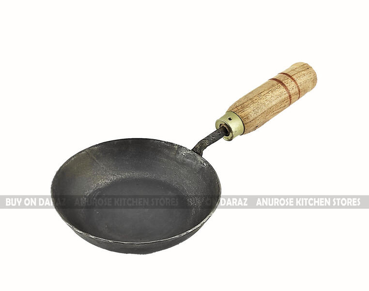 Pan Iron (Multipurpose)- 5 Inches - Ideal for Heating Oil/ Preparing Tadka/ Frying Egg