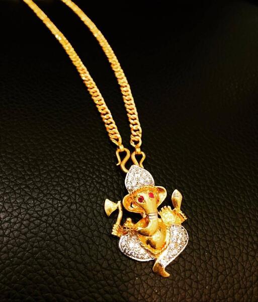 Panchadhatu Ganesh locket Chain