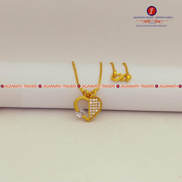 Panchadhatu Pendant Necklace With Chain For Women