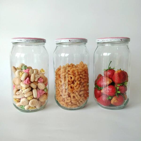 Pasabahce Glass Jars 1000 ml Original Pasabache from Turkey