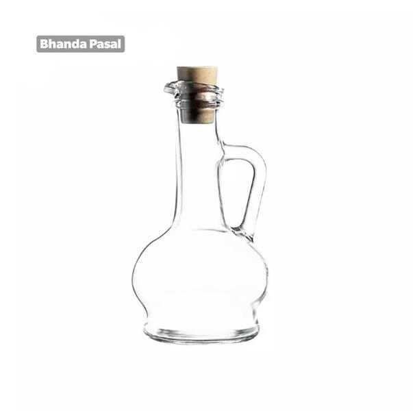 Pasabahce Turkey Glass Fancy Oil Can