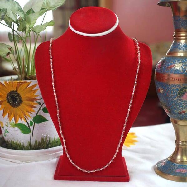 Pink Crystal Necklace For Ladies